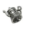 Pendant/Charm, Zinc Alloy Jewelry Findings, Lead-free, 11x11mm, Sold by Bag