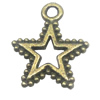 Pendant/Charm, Zinc Alloy Jewelry Findings, Lead-free, 14mm, Sold by Bag