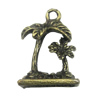 Pendant/Charm, Zinc Alloy Jewelry Findings, Lead-free, 14x22mm, Sold by Bag