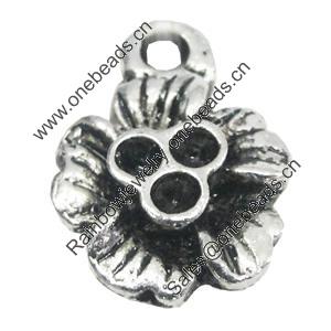 Pendant/Charm, Zinc Alloy Jewelry Findings, Lead-free, 10mm, Sold by Bag