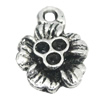 Pendant/Charm, Zinc Alloy Jewelry Findings, Lead-free, 10mm, Sold by Bag