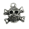 Pendant/Charm, Zinc Alloy Jewelry Findings, Lead-free, 12x13mm, Sold by Bag