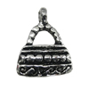 Pendant/Charm, Zinc Alloy Jewelry Findings, Lead-free, 11x15mm, Sold by Bag