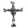 Pendant/Charm, Zinc Alloy Jewelry Findings, Lead-free, 22x30mm, Sold by Bag