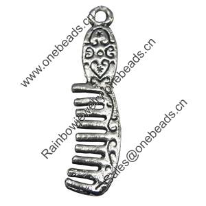 Pendant/Charm, Zinc Alloy Jewelry Findings, Lead-free, 10x35mm, Sold by Bag