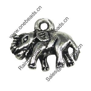 Pendant/Charm, Zinc Alloy Jewelry Findings, Lead-free, 16x14mm, Sold by Bag
