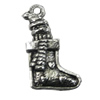 Pendant/Charm, Zinc Alloy Jewelry Findings, Lead-free, 11x19mm, Sold by Bag