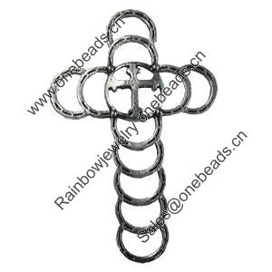 Pendant/Charm, Zinc Alloy Jewelry Findings, Lead-free, 44x65mm, Sold by PC