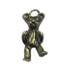 Pendant/Charm, Zinc Alloy Jewelry Findings, Lead-free, 9x18mm, Sold by Bag