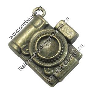 Pendant/Charm, Fashion Zinc Alloy Jewelry Findings, Lead-free, 22x22mm, Sold by Bag