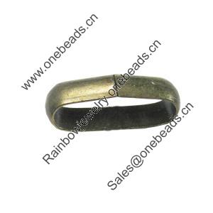 Zinc Alloy Donut, Fashion jewelry findings Lead-free, 16x5mm, Sold by Bag