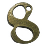 Pendant/Charm, Fashion Zinc Alloy Jewelry Findings, Lead-free, Length:30mm, Sold by Bag