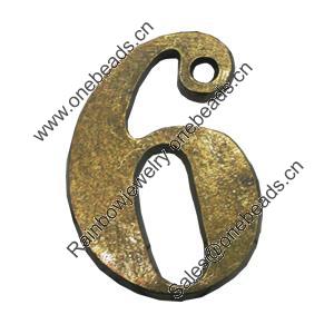 Pendant/Charm, Fashion Zinc Alloy Jewelry Findings, Lead-free, Length:44mm, Sold by PC