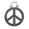 Pendant/Charm, Fashion Zinc Alloy Jewelry Findings, Lead-free, 28mm, Sold by Bag
