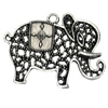 Pendant/Charm, Fashion Zinc Alloy Jewelry Findings, Lead-free, 35x29mm, Sold by Bag