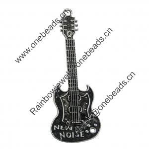 Pendant/Charm, Fashion Zinc Alloy Jewelry Findings, Lead-free, 25x70mm, Sold by PC