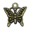 Pendant/Charm, Fashion Zinc Alloy Jewelry Findings, Lead-free, 15mm, Sold by Bag