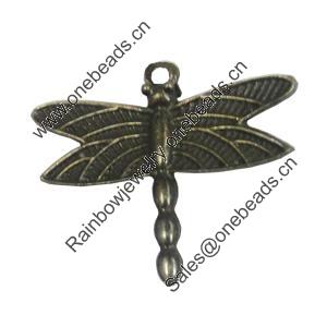 Pendant/Charm, Fashion Zinc Alloy Jewelry Findings, Lead-free, 25x22mm, Sold by Bag