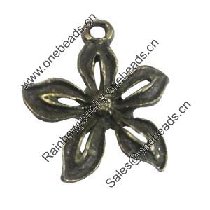 Pendant/Charm, Fashion Zinc Alloy Jewelry Findings, Lead-free, 17mm, Sold by Bag