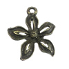 Pendant/Charm, Fashion Zinc Alloy Jewelry Findings, Lead-free, 17mm, Sold by Bag