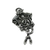 Pendant/Charm, Fashion Zinc Alloy Jewelry Findings, Lead-free, 12x20mm, Sold by Bag