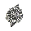 Fashion Bead, Zinc Alloy Jewelry Findings, Lead-free, 9x10mm hole:2mm，Sold by Bag