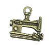Pendant/Charm, Fashion Zinc Alloy Jewelry Findings, Lead-free, 14x16mm, Sold by Bag