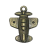 Pendant/Charm, Fashion Zinc Alloy Jewelry Findings, Lead-free, 14x20mm, Sold by Bag