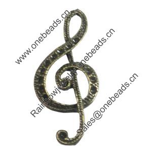 Pendant/Charm, Fashion Zinc Alloy Jewelry Findings, Lead-free, 15x32mm, Sold by Bag