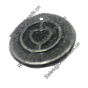 Pendant/Charm, Fashion Zinc Alloy Jewelry Findings, Lead-free, 10mm, Sold by Bag