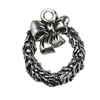 Pendant/Charm, Fashion Zinc Alloy Jewelry Findings, Lead-free, 10mm, Sold by Bag