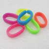 Acrylic Chains, Fashion jewelry chains, Mixed Color, 15x24mm, Sold by Bag
