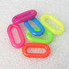 Acrylic Chains, Fashion jewelry chains, Mixed Color, Link's size:10x20mm, Sold by Bag