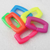 Acrylic Chains, Fashion jewelry chains, Mixed Color, Link's size:22x40mm, Sold by Bag