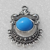 Zinc Alloy Enamel Connector, Fashion jewelry findings 31x22mm, Sold by Bag
