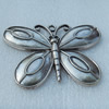 Pendant/Charm, Fashion Zinc Alloy Jewelry Findings, Lead-free, Animal 72x50mm, Sold by Bag