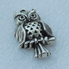 Pendant/Charm, Fashion Zinc Alloy Jewelry Findings, Lead-free, Animal 30x16mm, Sold by Bag