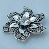 Pendant/Charm, Fashion Zinc Alloy Jewelry Findings, Lead-free, Animal 30x16mm, Sold by Bag