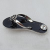 Zinc Alloy Enamel Pendant, Fashion Jewelry Findings, Lead-free, Shoes 67x29mm, Sold by Bag