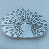 Pendant/Charm, Fashion Zinc Alloy Jewelry Findings, Lead-free, Animal 58x50mm, Sold by Bag