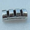 Beads, Fashion Zinc Alloy Jewelry Findings, Lead-free, 28x13mm, hole:8mm, Sold by Bag