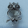 Pendant/Charm, Fashion Zinc Alloy Jewelry Findings, Lead-free, Animal 63x28mm, Sold by Bag