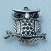 Pendant/Charm, Fashion Zinc Alloy Jewelry Findings, Lead-free, Animal 48x35mm, Sold by Bag