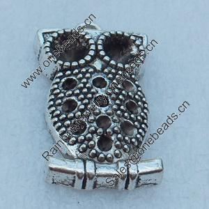 Pendant/Charm, Fashion Zinc Alloy Jewelry Findings, Lead-free, Animal 35x20mm, Sold by Bag