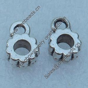 Zinc alloy Bails & Cord End Caps, Fashion jewelry findings, 11x8mm, Sold by bag