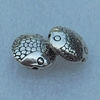 Beads, Fashion Zinc Alloy Jewelry Findings, Lead-free, 10x9mm, Sold by Bag