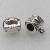 Zinc alloy Bails & Cord End Caps, Fashion jewelry findings, 11x12mm, Sold by bag