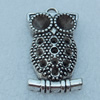 Pendant/Charm, Fashion Zinc Alloy Jewelry Findings, Lead-free, Animal 32x18mm, Sold by Bag