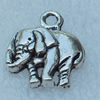 Pendant/Charm, Fashion Zinc Alloy Jewelry Findings, Lead-free, Animal 12x14mm, Sold by Bag