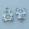 Pendant/Charm, Fashion Zinc Alloy Jewelry Findings, Lead-free, Animal 16x10mm, Sold by Bag